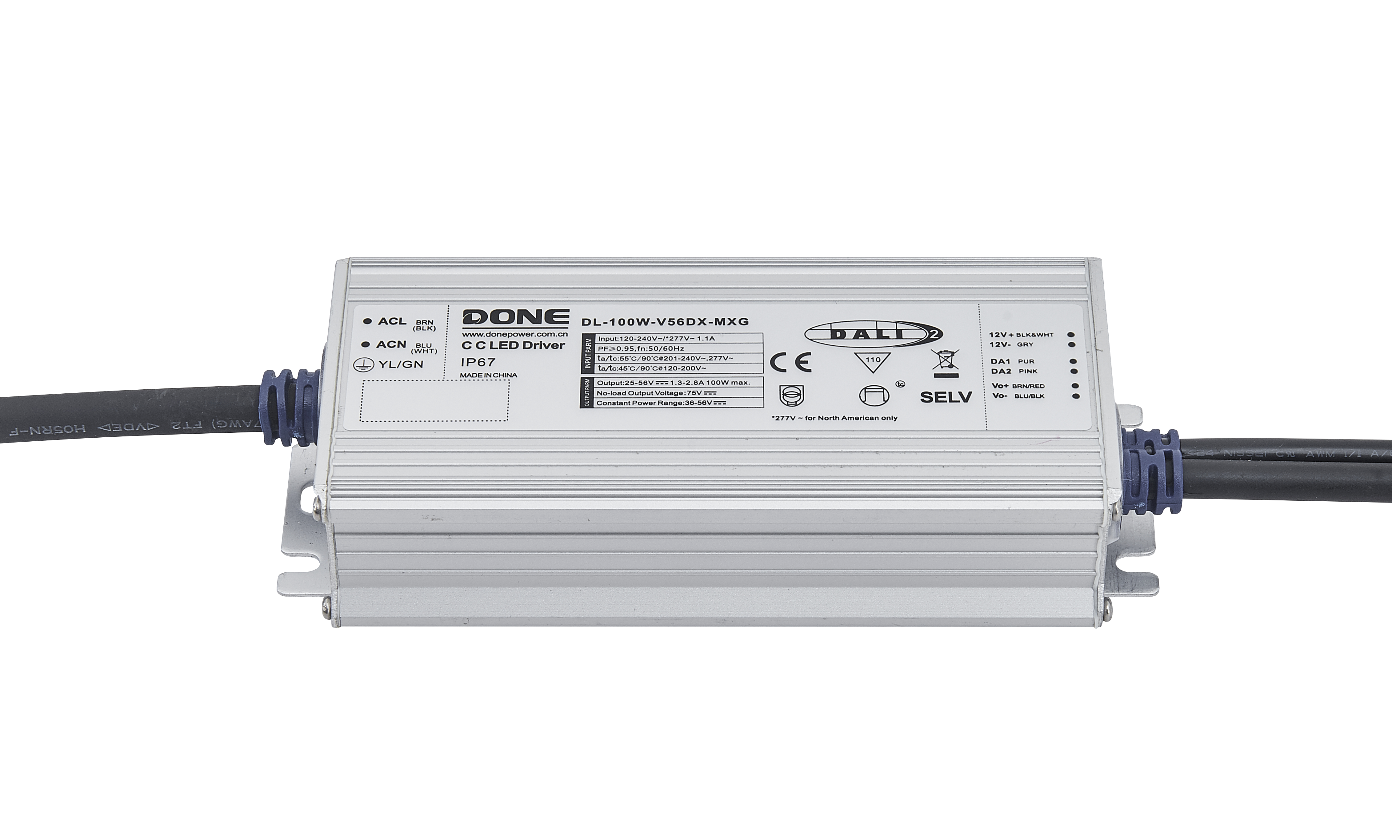 100W